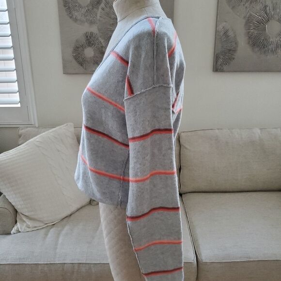 Free People Make You Mine Stripe Sweater sz XS - Picture 4 of 8
